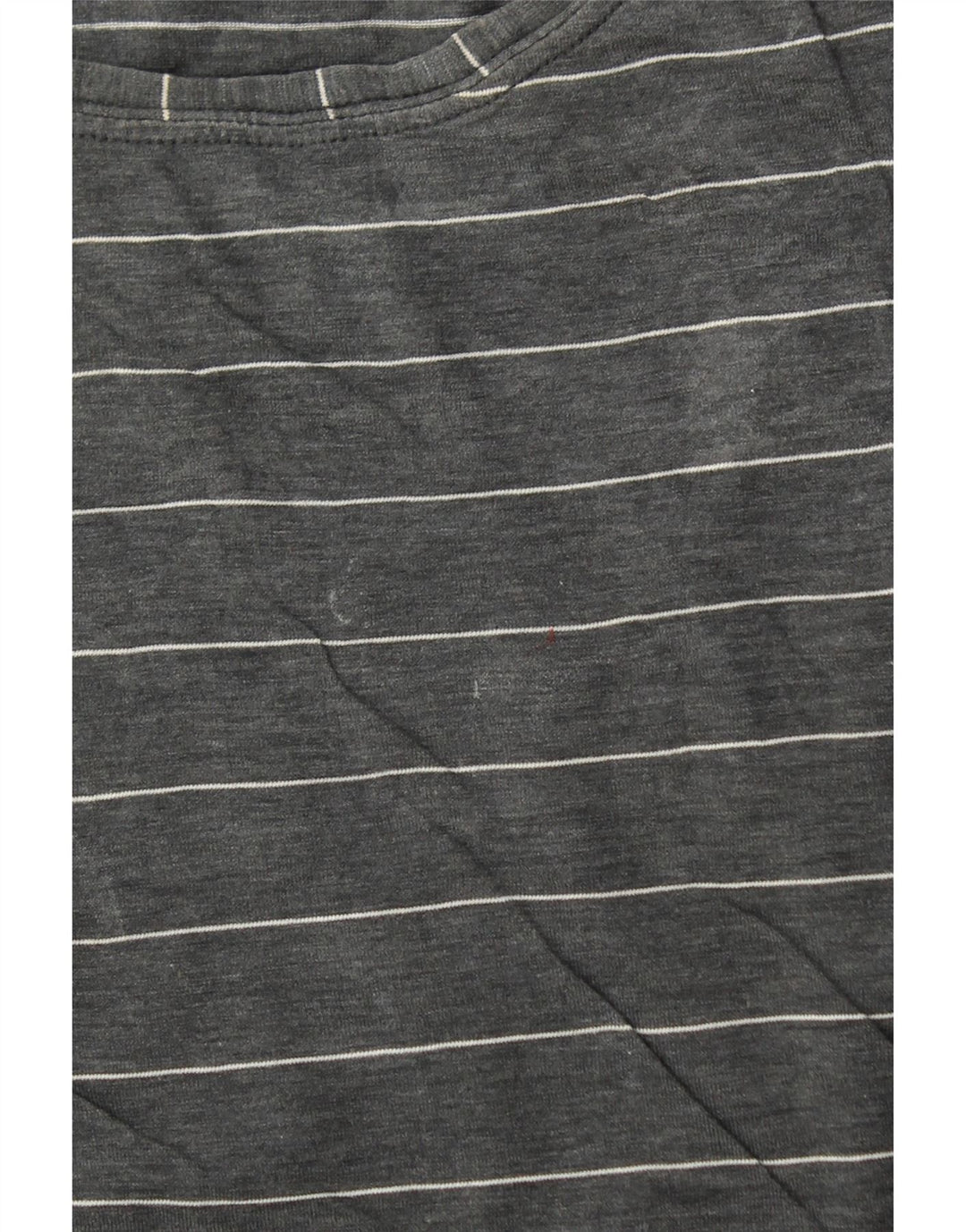 LULULEMON Damen T-Shirt Top UK 10 Small Grau gestreift