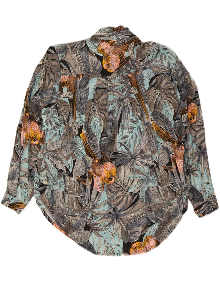 VELENO Damen-Hemdbluse UK 20 2XL Mehrfarbige florale Viskose