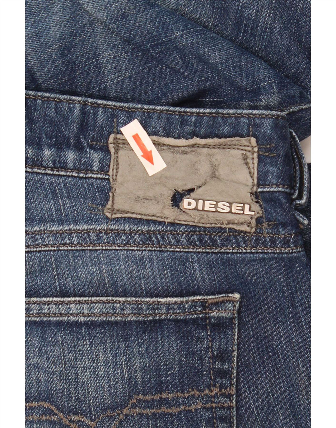 Diesel Herren Ronhary Stretch Bootcut Jeans W29 L30 Marineblau Baumwolle