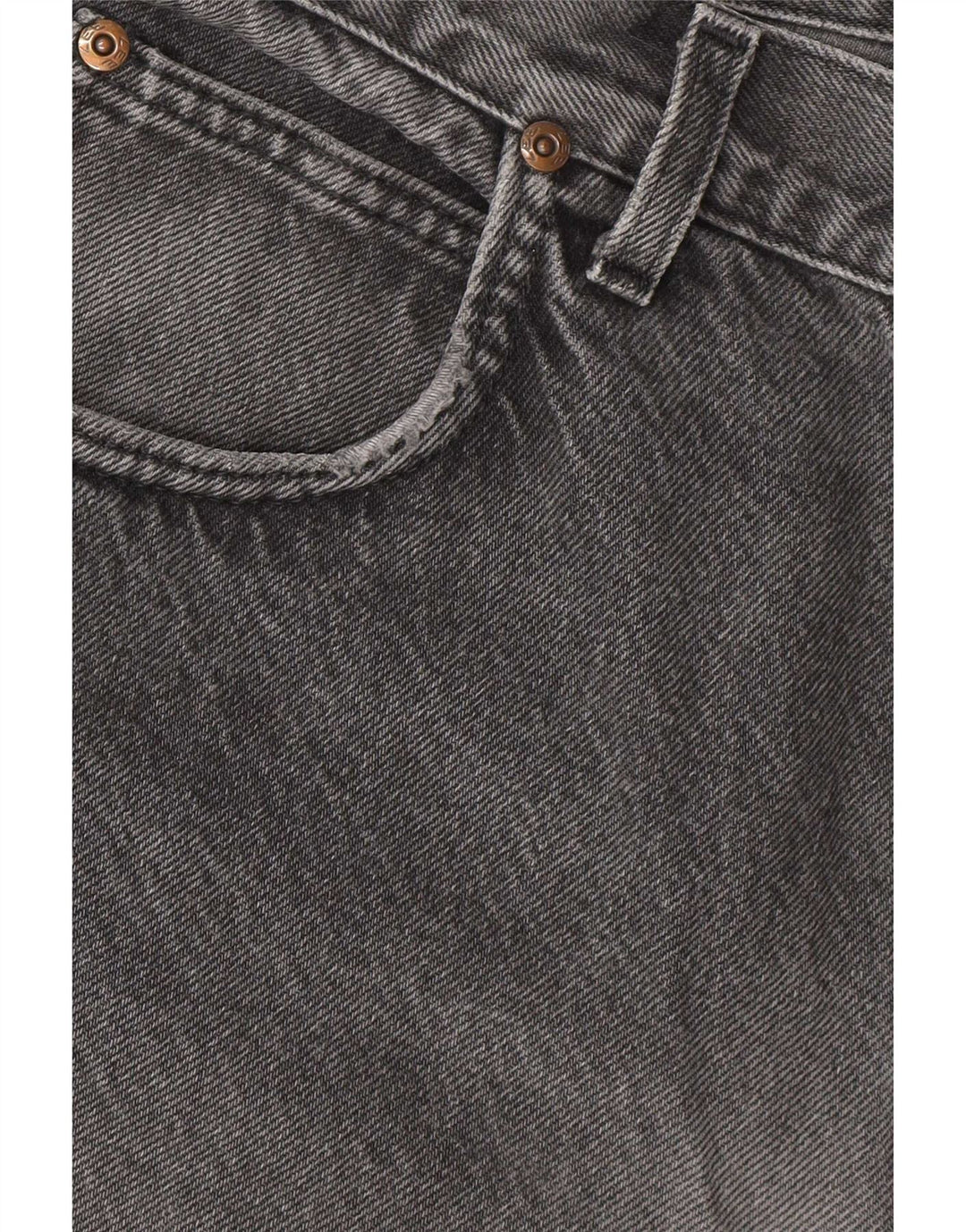 Lee Herren Chicago Straight Jeans W38 L34 Graue Baumwolle
