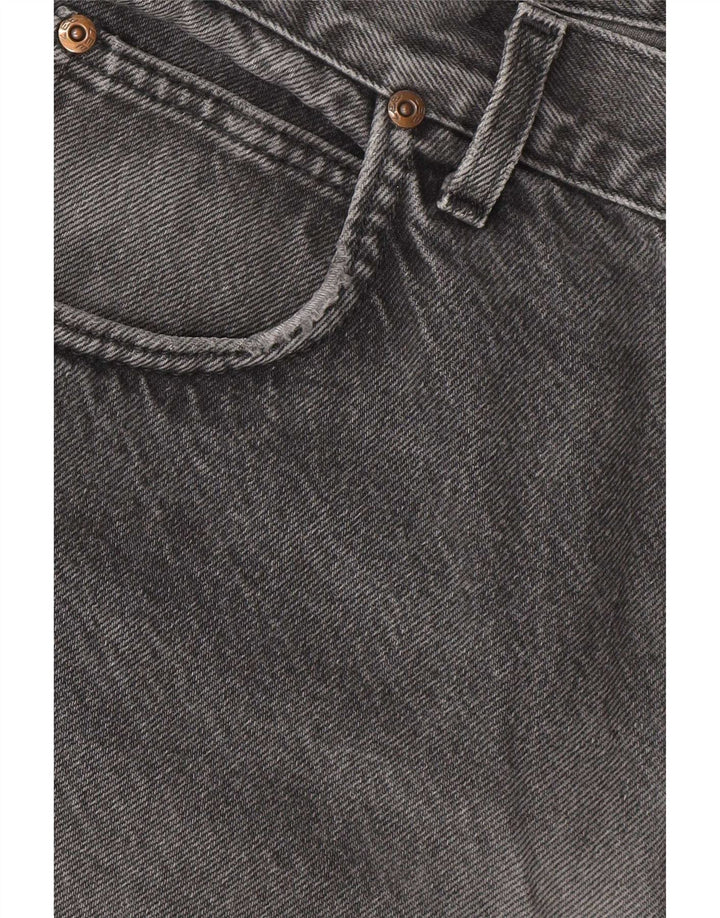 Lee Herren Chicago Straight Jeans W38 L34 Graue Baumwolle