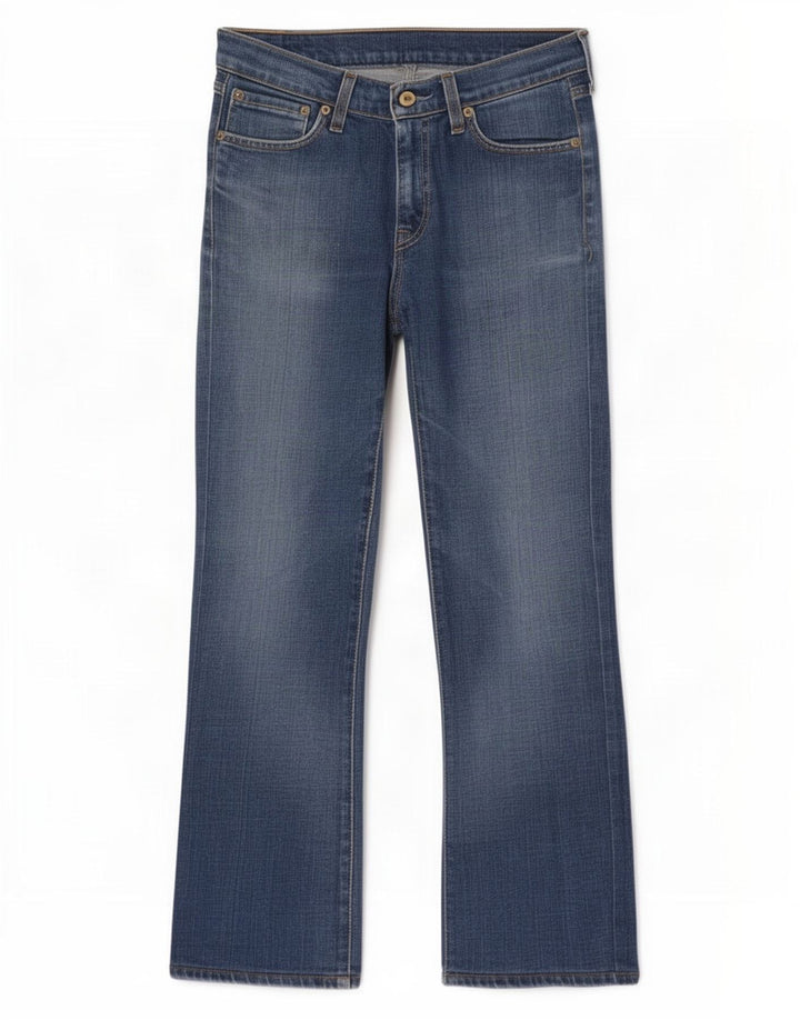 Levi's Damen 529 Curvy Bootcut Jeans W29 L26 Blau