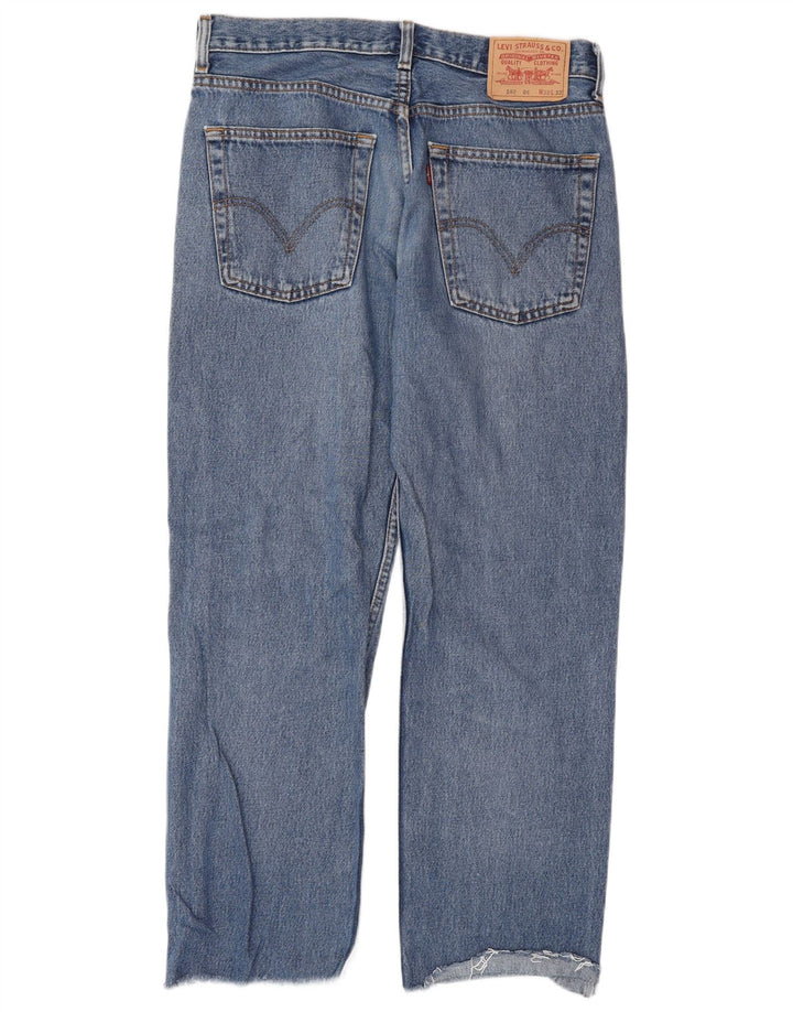Levi's Herren 582 Straight Jeans W32 L28 Blaue Baumwolle
