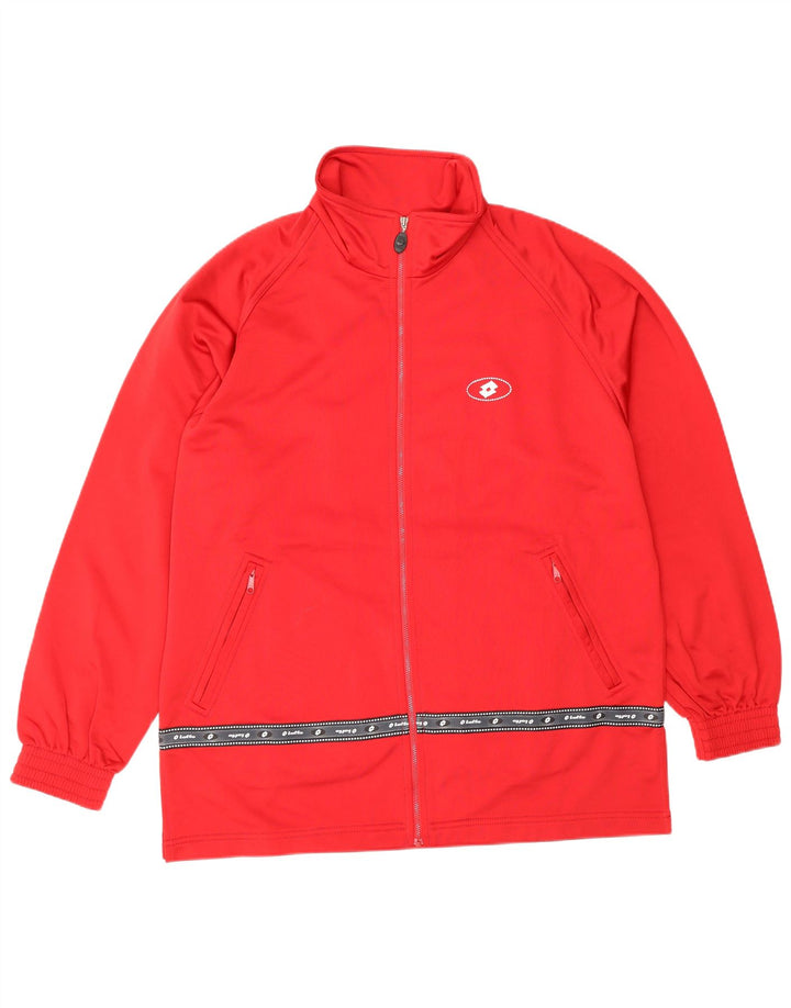LOTTO Herren-Trainingsanzugoberteil mit Grafik, XL, Rot