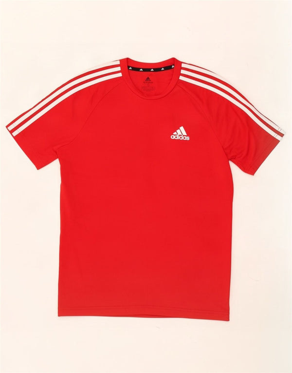 Adidas Herren Aeroready T-Shirt Top Small Rot Polyester