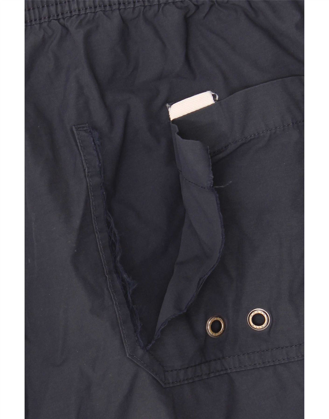 North Sails Herren-Badeshorts aus mittlerer marineblauer Baumwolle