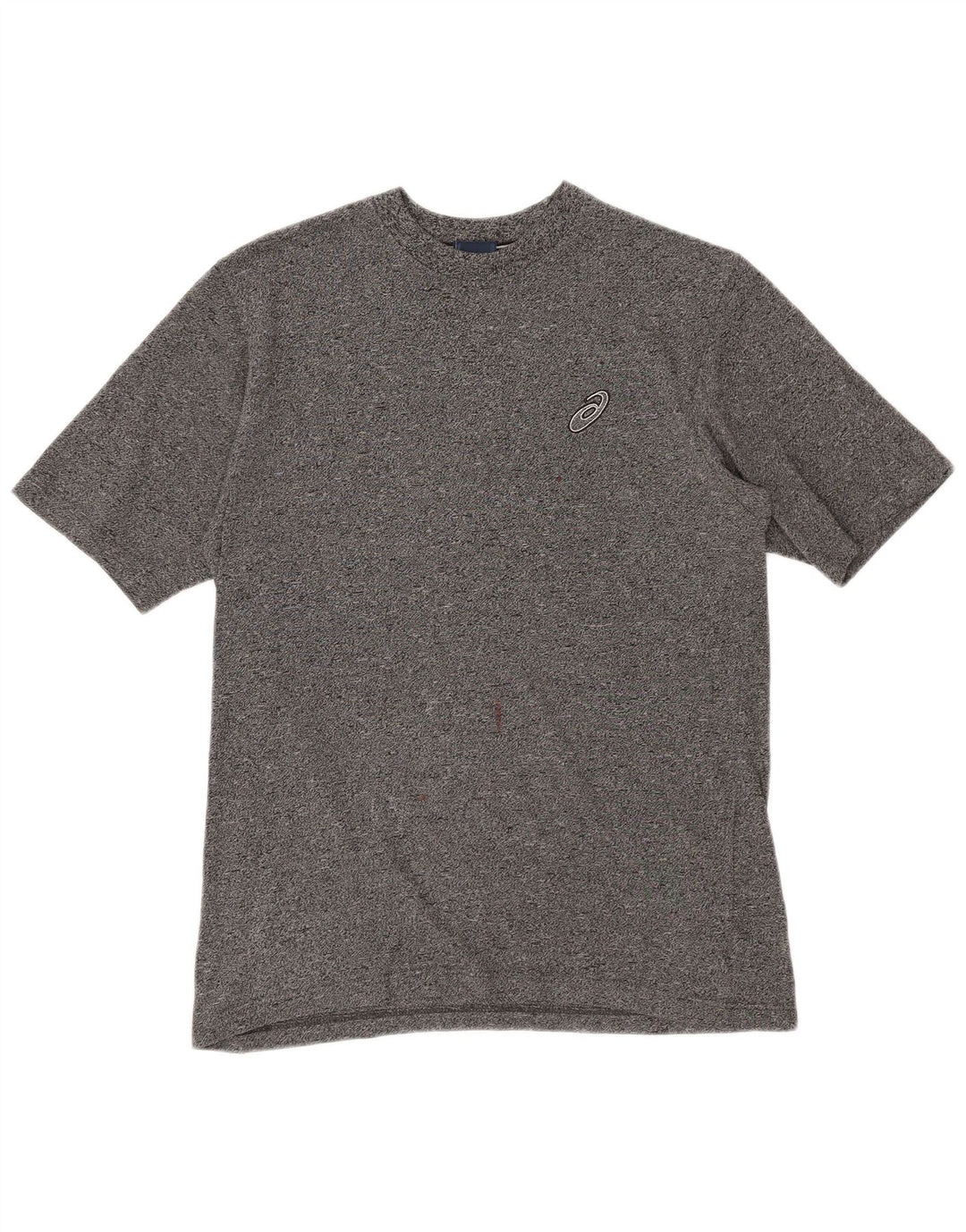 Asics Herren T-Shirt Top Small Grau gefleckte Baumwolle