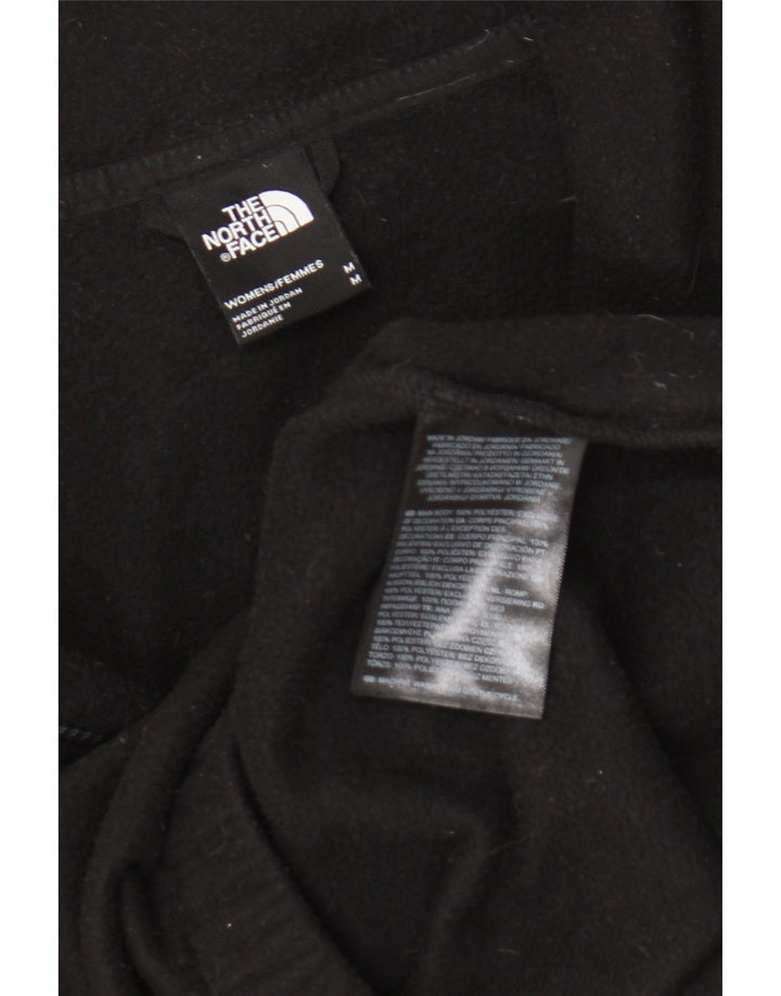 The North Face übergroßer Crop-Fleece-Pullover für Damen, UK 12, mittelschwarz