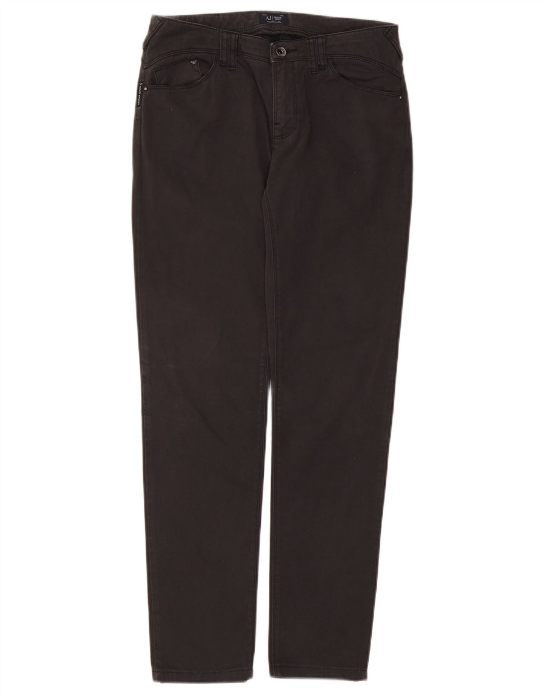 Armani Damen Slim Jeans W28 L28 Schwarze Baumwolle