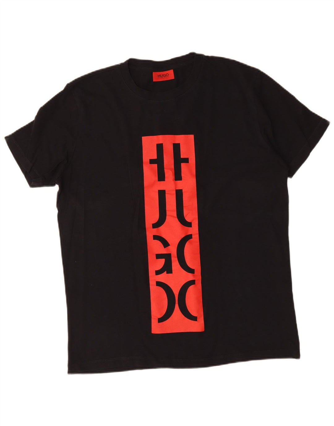 Hugo Boss Herren-T-Shirt mit Grafik, groß, Schwarz, Farbblock