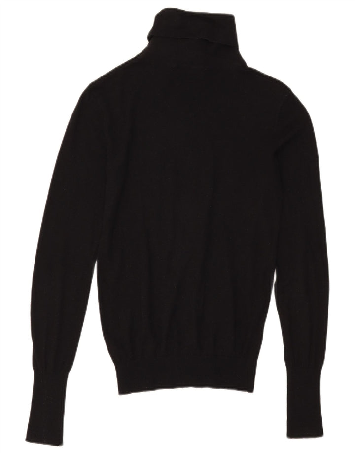 Zara Damen-Pullover mit Rollkragen, Gr. 10, Größe S, Schwarz, Modal