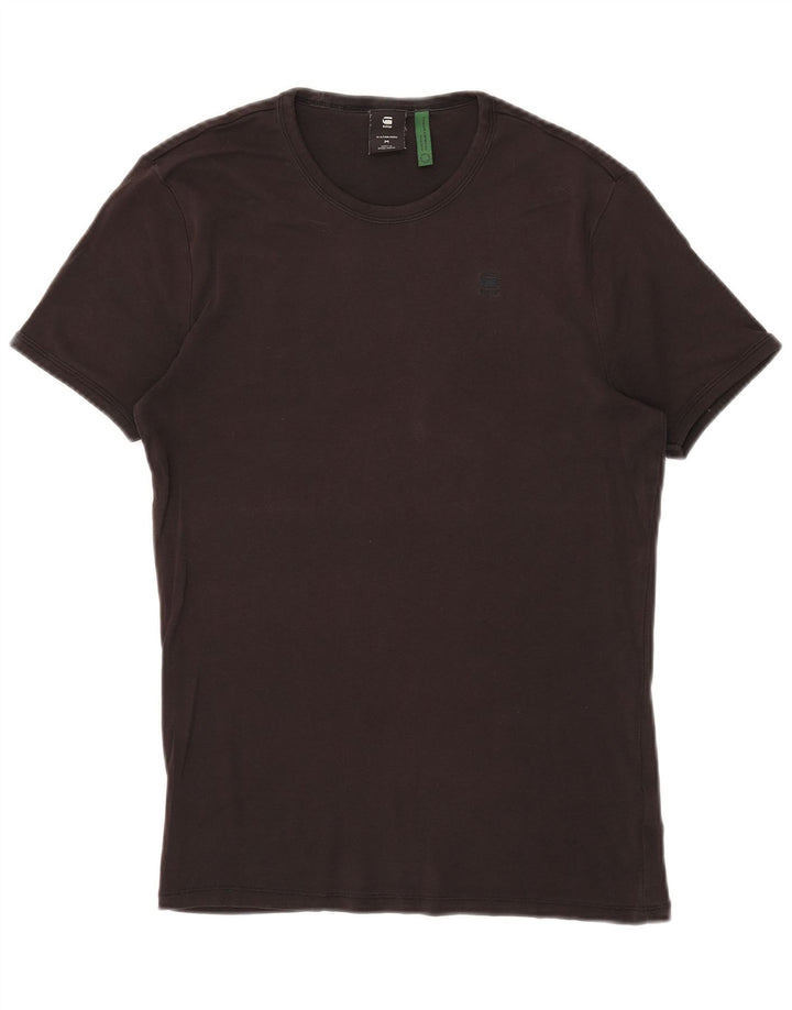 G-Star Herren T-Shirt Top Mittelschwarze Baumwolle