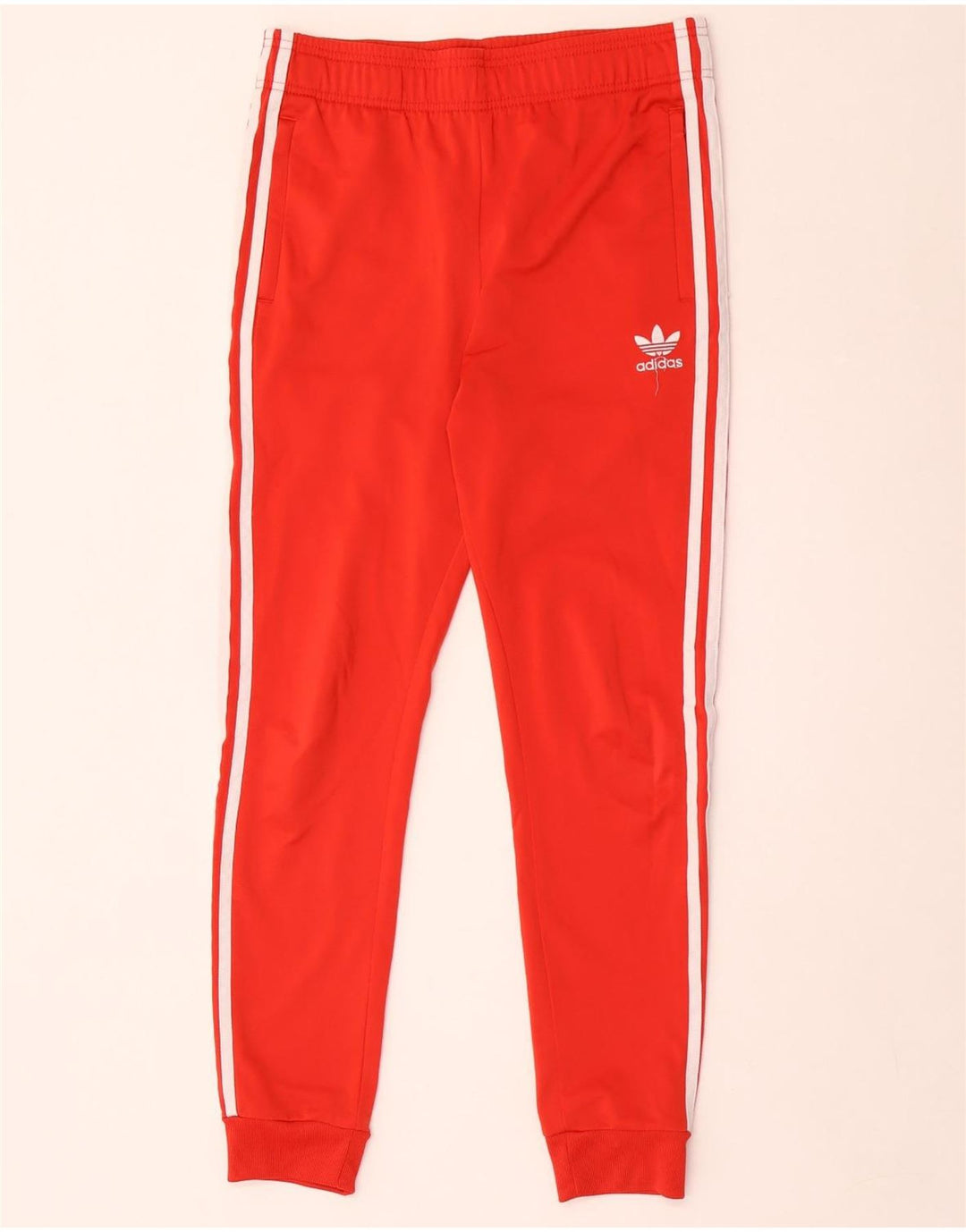 Adidas Jungen-Trainingshose, Jogginghose, 13–14 Jahre, rotes Polyester