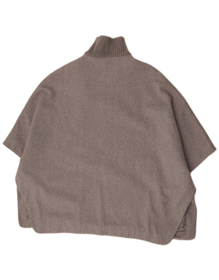 Dkny Damen Cape-Mantel UK 6 XS Graue Wolle