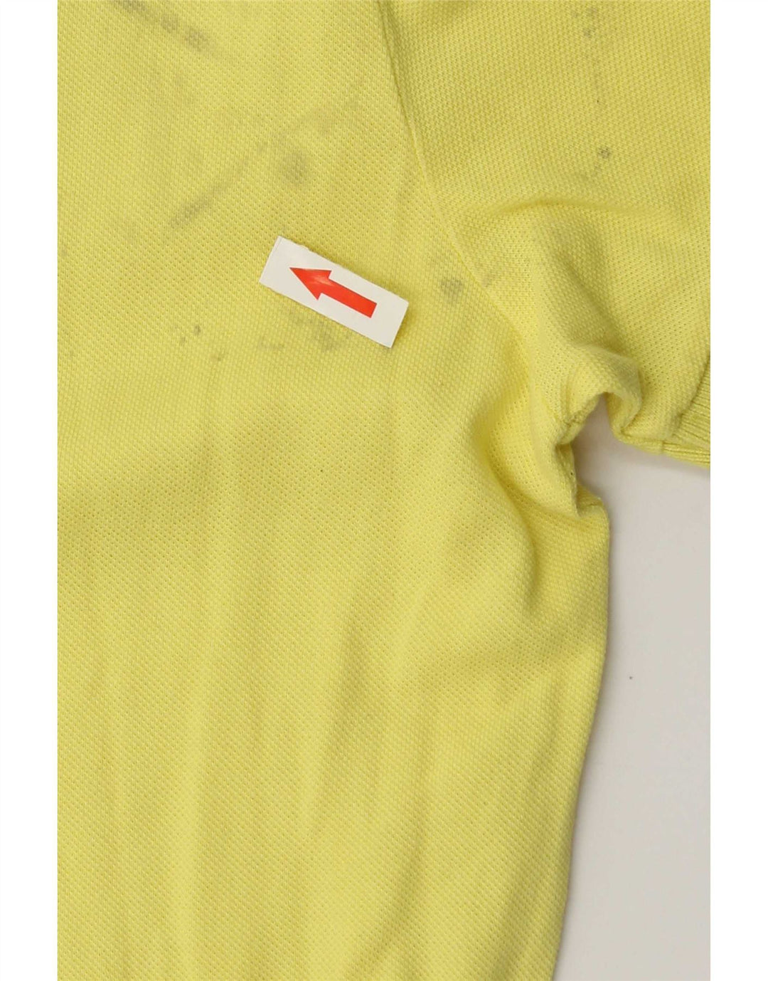 Diadora Herren-Poloshirt, große gelbe Baumwolle