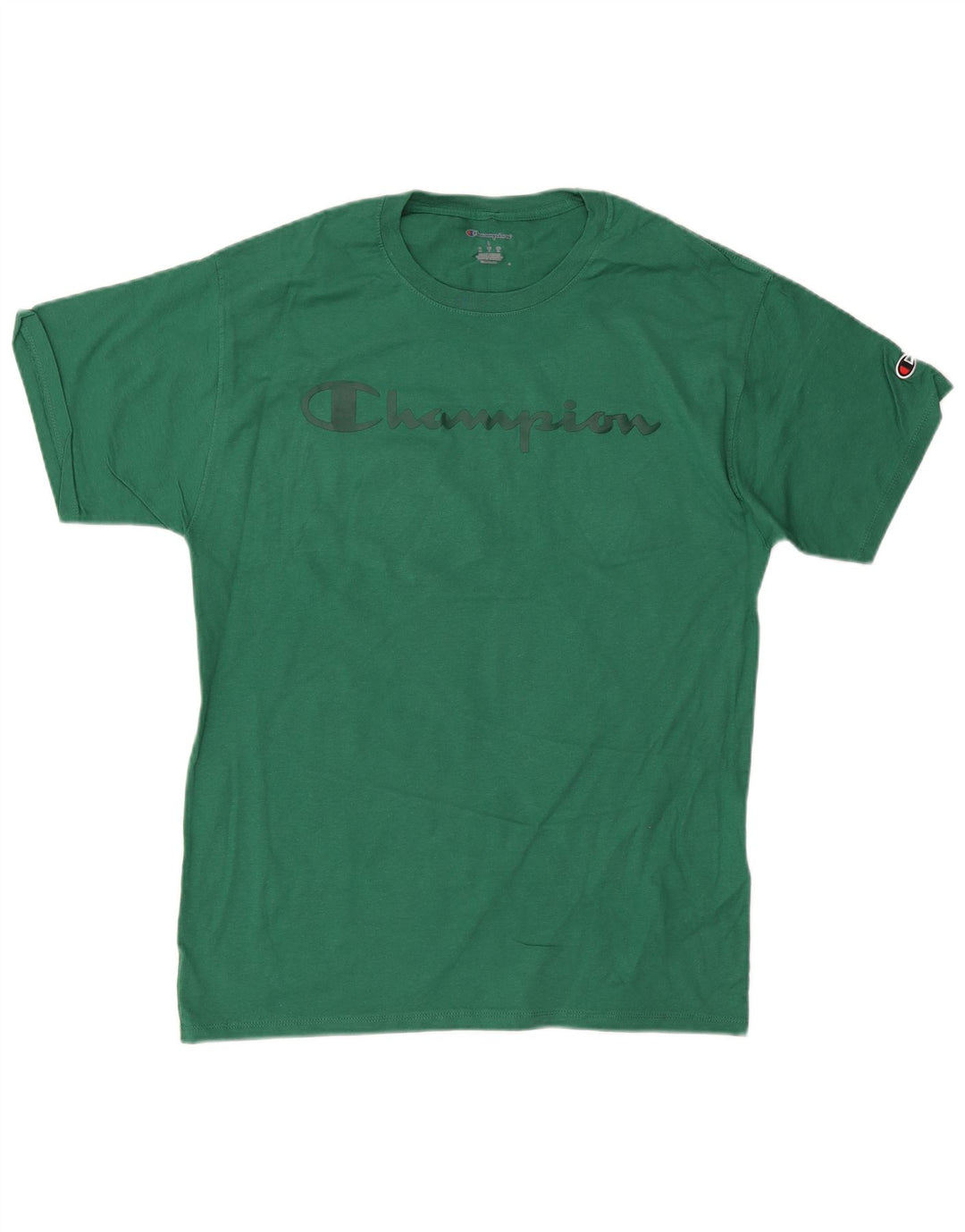 Champion Herren-T-Shirt mit Grafik, Größe L, Grün, Baumwolle
