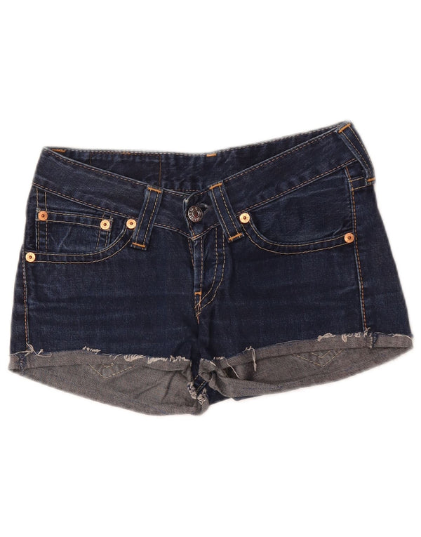Levi's Damen 927 Jeansshorts W28 Mittelmarineblau