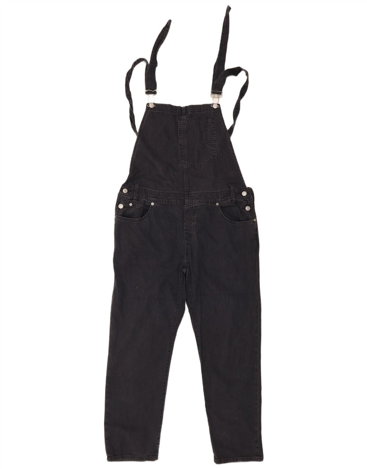 Levi's Herren-Latzhose, schmale Jeans, Größe L, W36, L28, graue Baumwolle