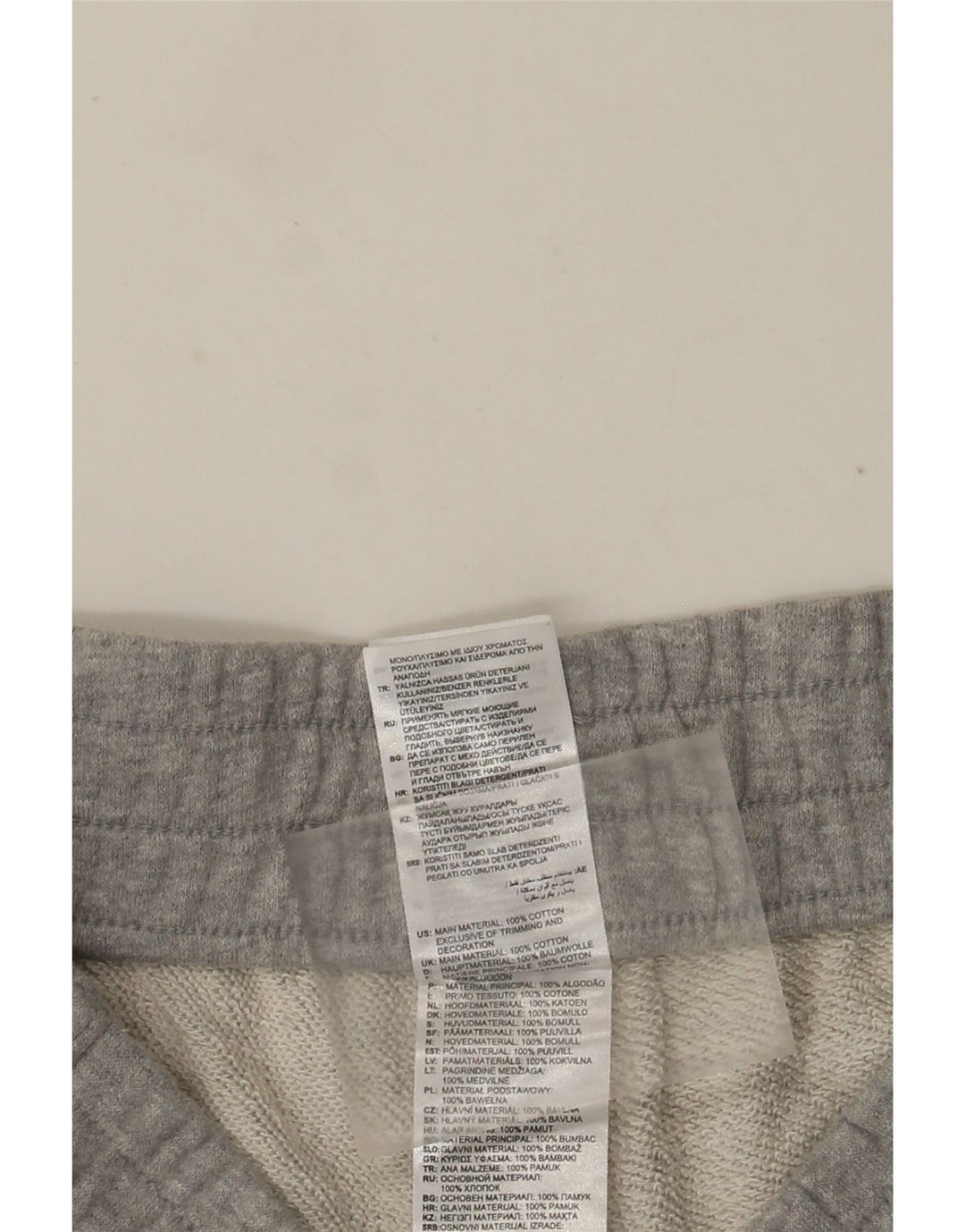 Adidas Herren-Sportshorts, große, grau gefleckte Baumwolle