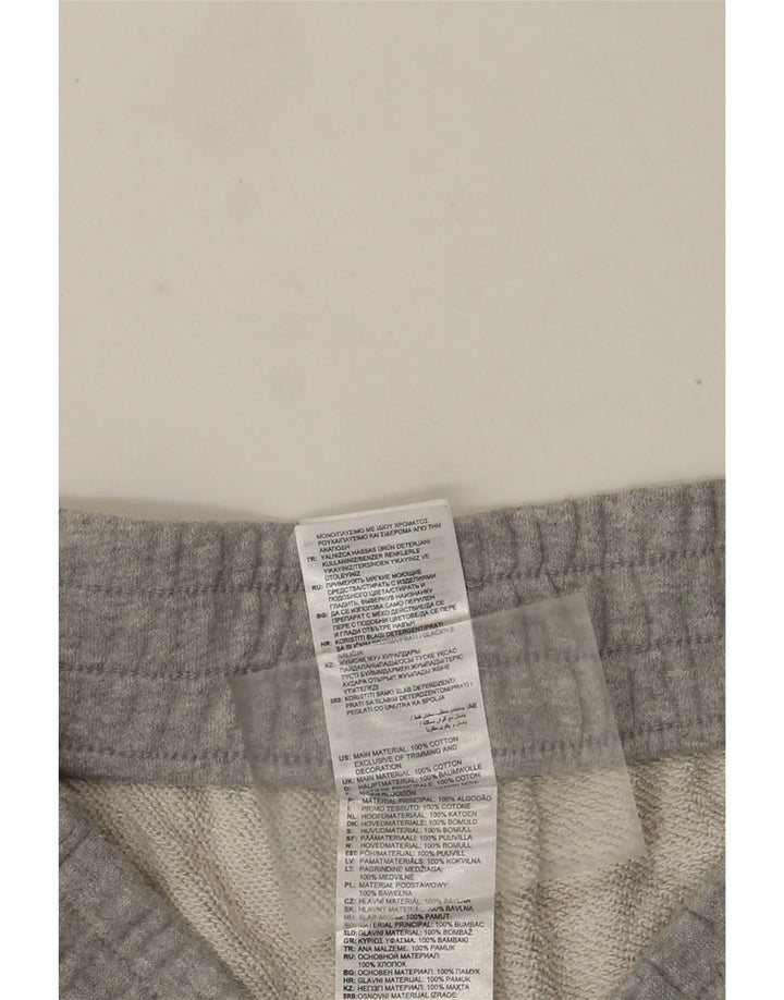 Adidas Herren-Sportshorts, große, grau gefleckte Baumwolle