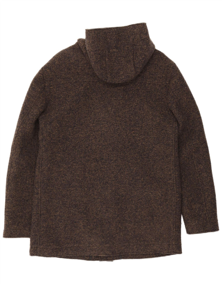 Gas Herren Kapuzenmantel IT 50 Large Khaki meliert Polyester