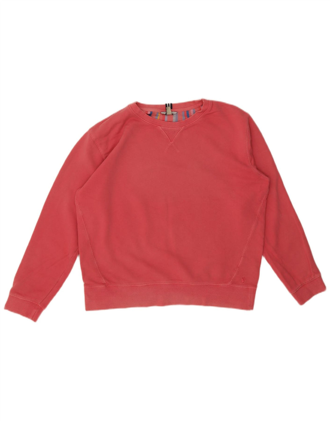 Joules Damen-Sweatshirt-Pullover UK 12 Mittelrosa Baumwolle