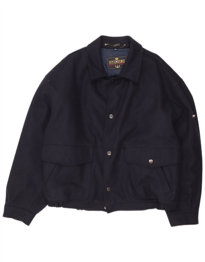 Ivy Oxford Herren Bomber Windjacke IT 56 3XL Marineblau