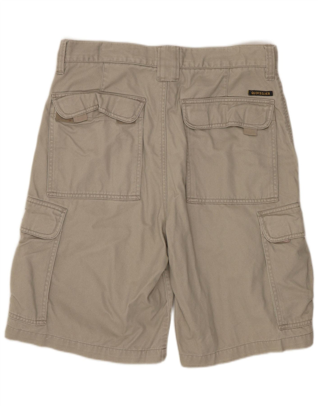 QUIKSILVER Herren Cargoshorts W30 mittelgraue Baumwolle