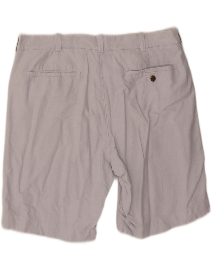 J. CREW Mens Chino Shorts W35 Large Grey Cotton Vintage J. Crew and Second-Hand J. Crew from Messina Hembry 