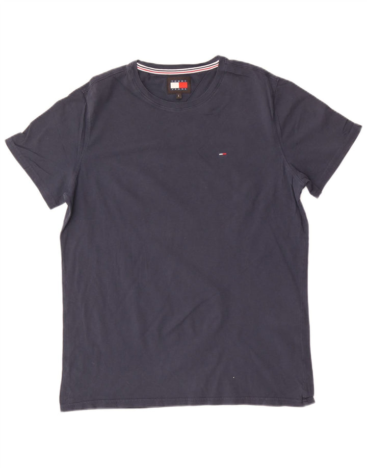 Tommy Hilfiger Herren T-Shirt Top Large Marineblau