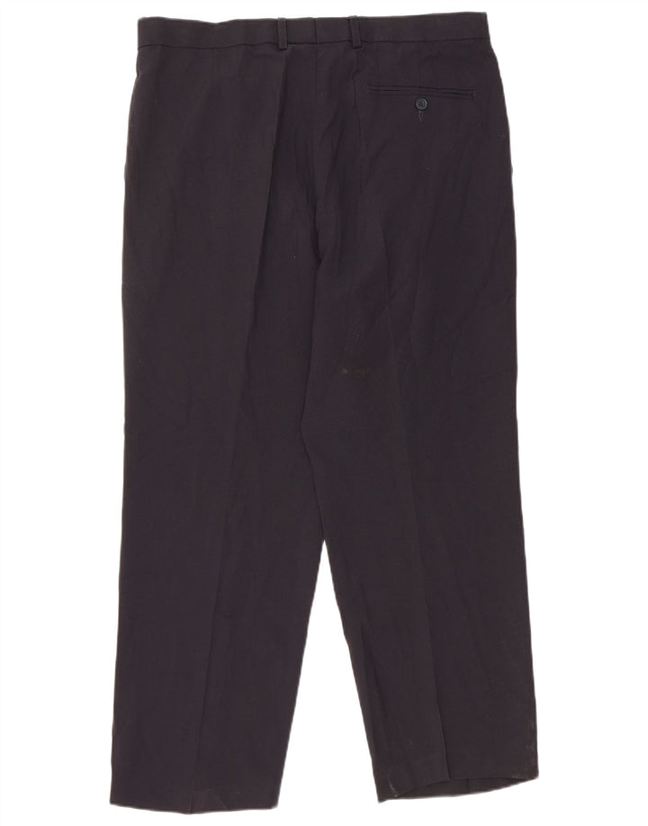 Marks & Spencer Herren-Chinohose mit Pegged, W36, L29, Marineblau, klassisch