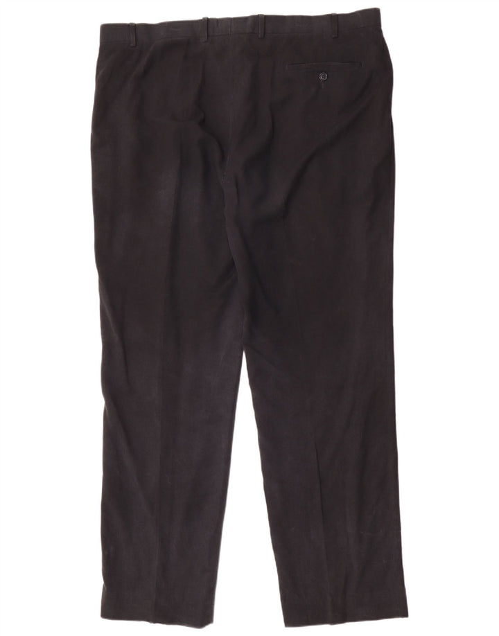 Marks & Spencer Herren-Anzughose mit Pegged-Anzug, W42 L33, marineblaues Lyocell