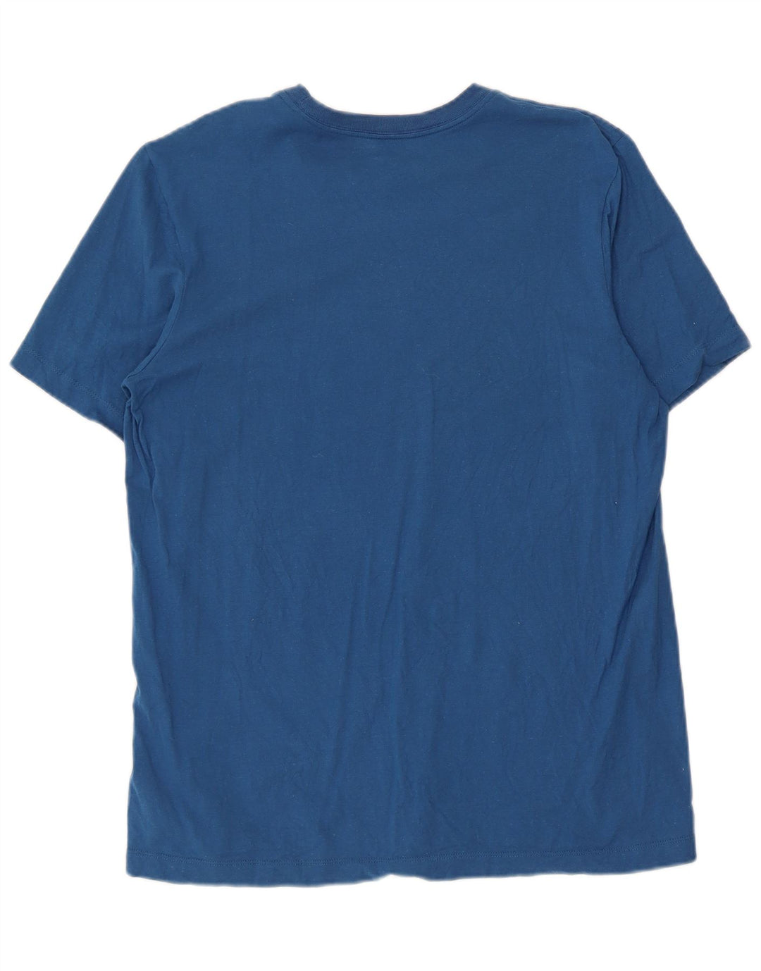 Nike Herren-T-Shirt aus mittelblauer Baumwolle