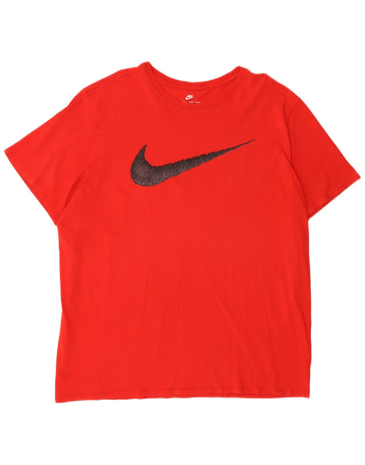 Nike Herren Athletic Cut Graphic T-Shirt Top 2XL Rot