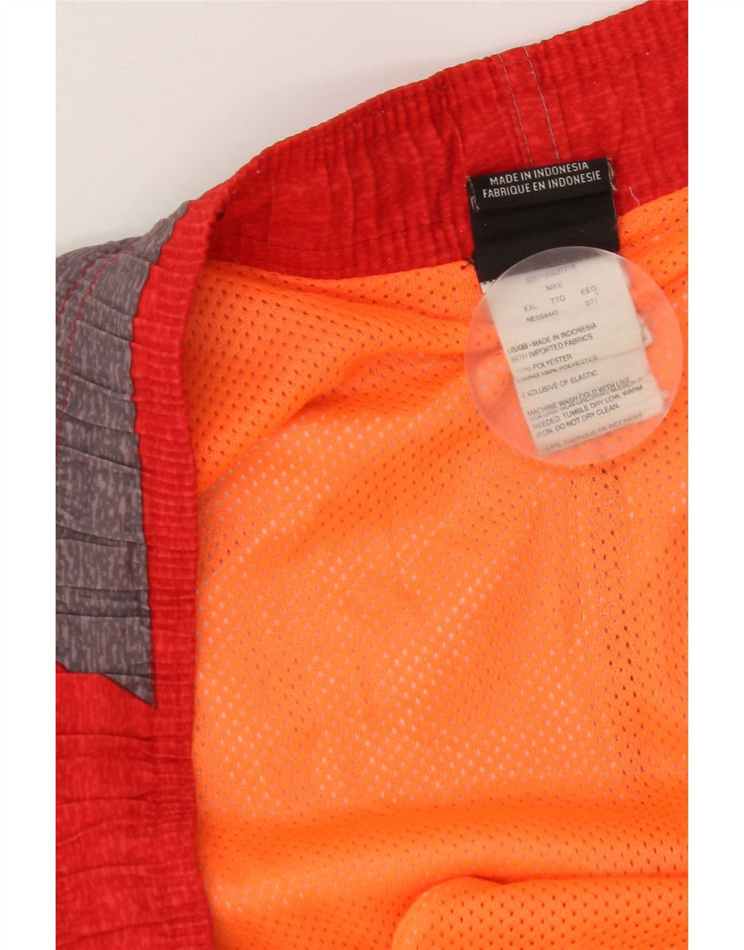 Nike Herren-Badeshorts 2XL, mehrfarbiges Colourblock-Polyester