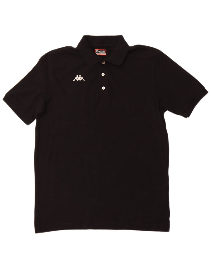 KAPPA Herren Poloshirt XL Schwarz Baumwolle