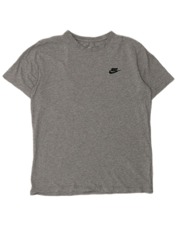 Nike Herren T-Shirt Top Small Grau Baumwolle