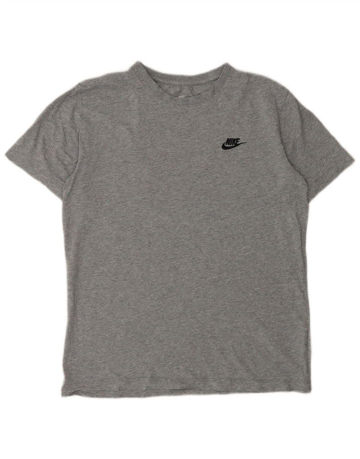 Nike Herren T-Shirt Top Small Grau Baumwolle