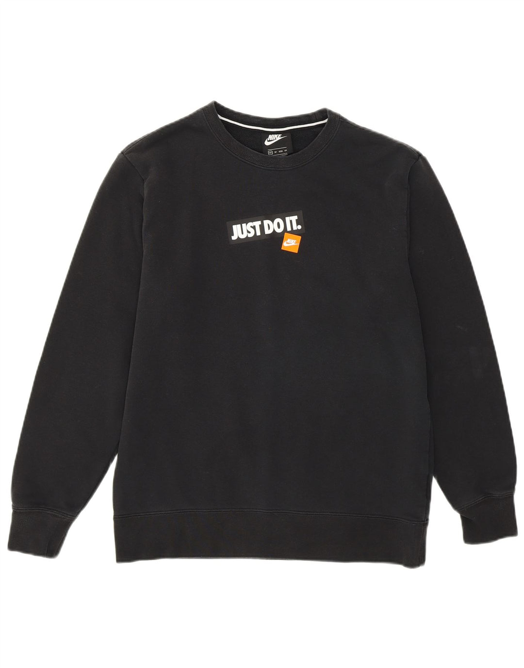 NIKE Herren-Sweatshirt mit Grafik, XS, schwarze Baumwolle