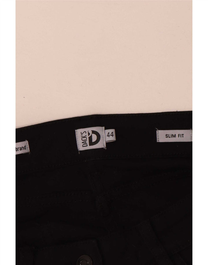 Dack's Slim-Fit-Chinohose für Damen, Gr. 44, M, B30, L28, Schwarz