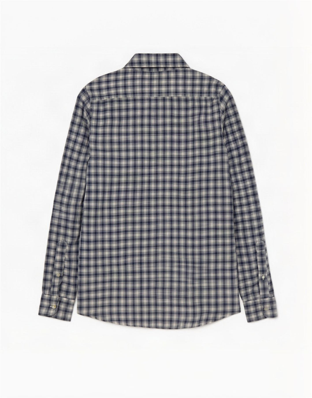Hollister Herrenhemd Mittelblau kariert