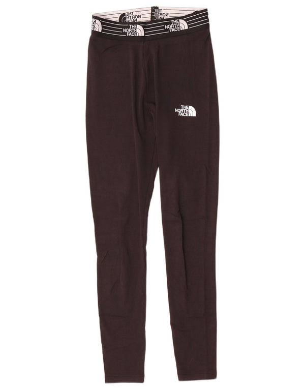 The North Face Womens Graphic Leggings UK 10 Small Schwarz Baumwolle
