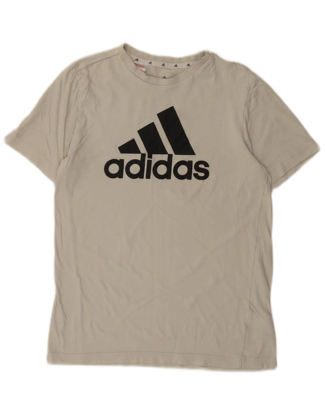 Adidas Jungen T-Shirt mit Grafik, 15–16 Jahre, weiße Baumwolle