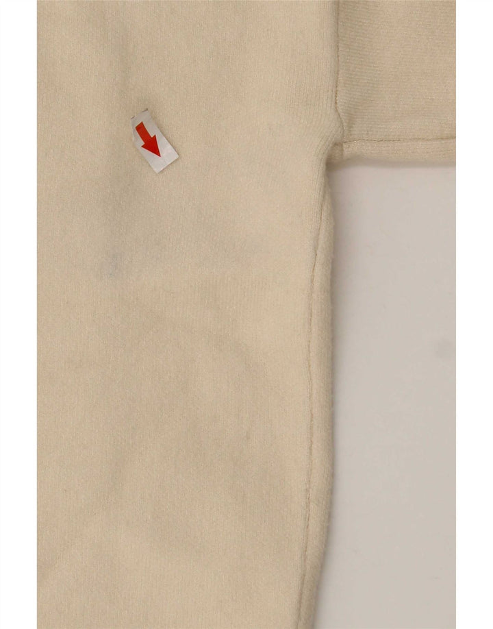 Massimo Dutti Damen-Strickjacke in Übergröße, Gr. 10, Größe S, gebrochenes Weiß