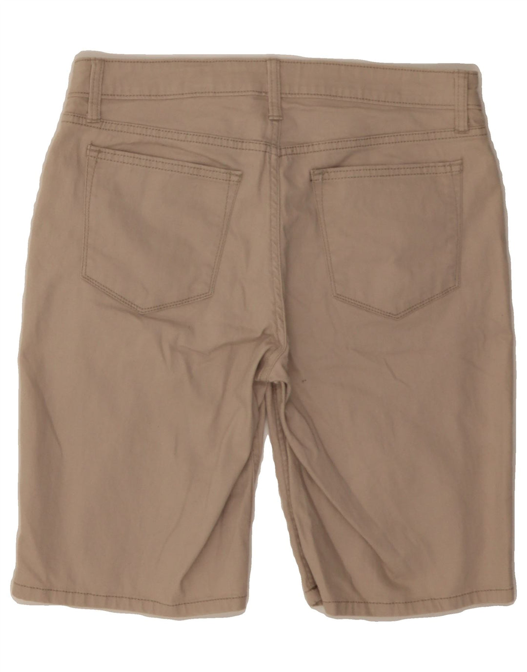 LEE Womens Riders Mid Rise Bermuda Shorts US 6 Medium W28 Beige Cotton Vintage Lee and Second-Hand Lee from Messina Hembry 