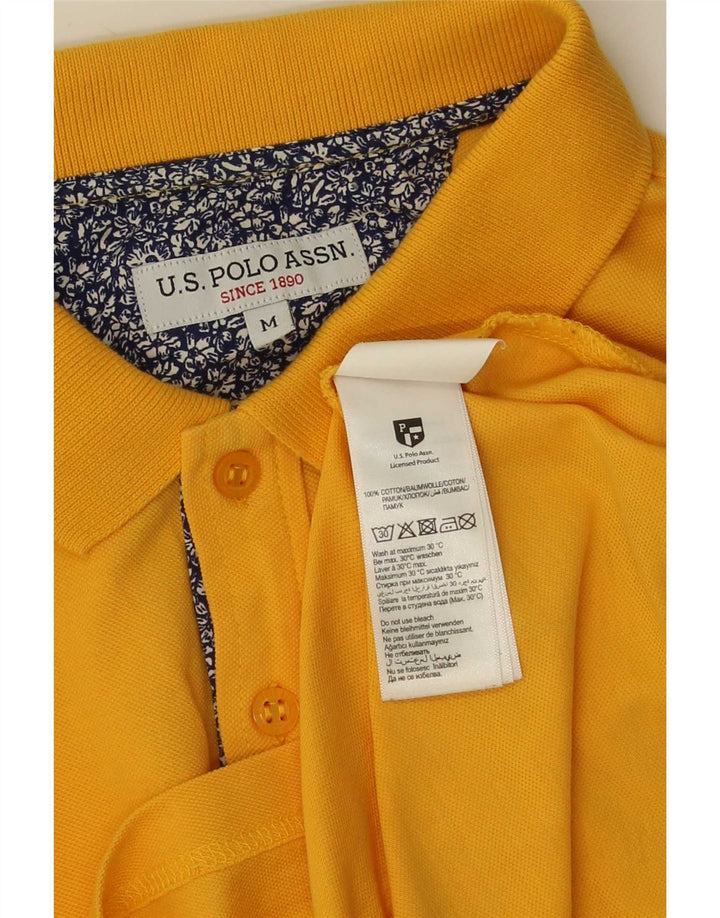 U.S. Polo Assn. Mittelgelbes Herrenhemd aus Baumwolle