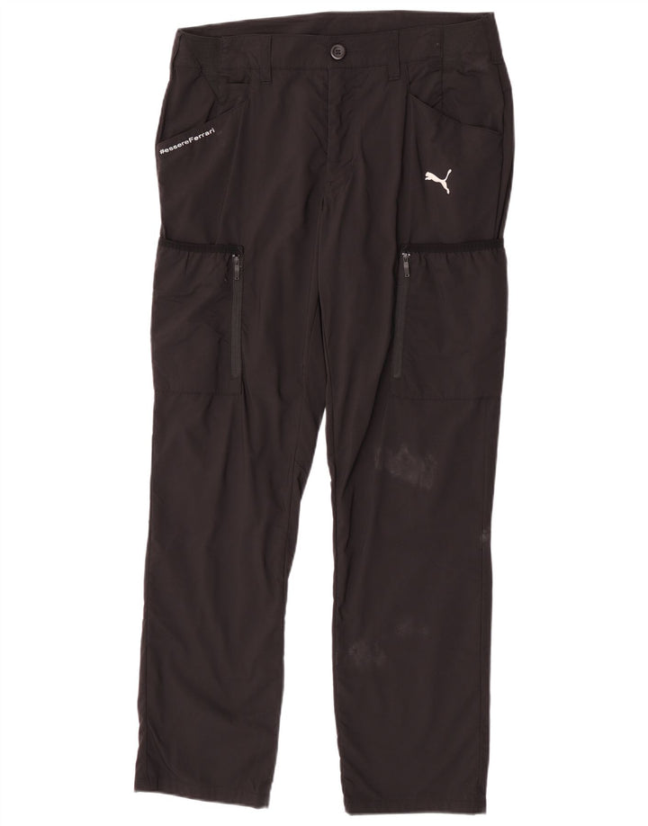 Puma Herren Ferrari Straight Cargo Hose W34 L32 Schwarz Polyamid