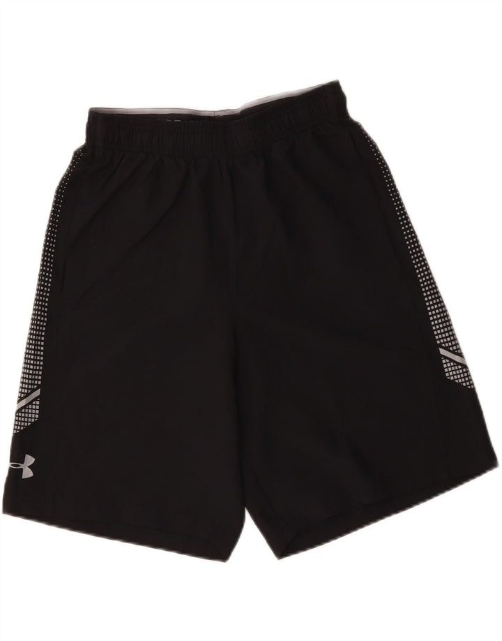 UNDER ARMOUR Herren Heat Gear Sportshorts, Größe S, schwarz geflecktes Polyester