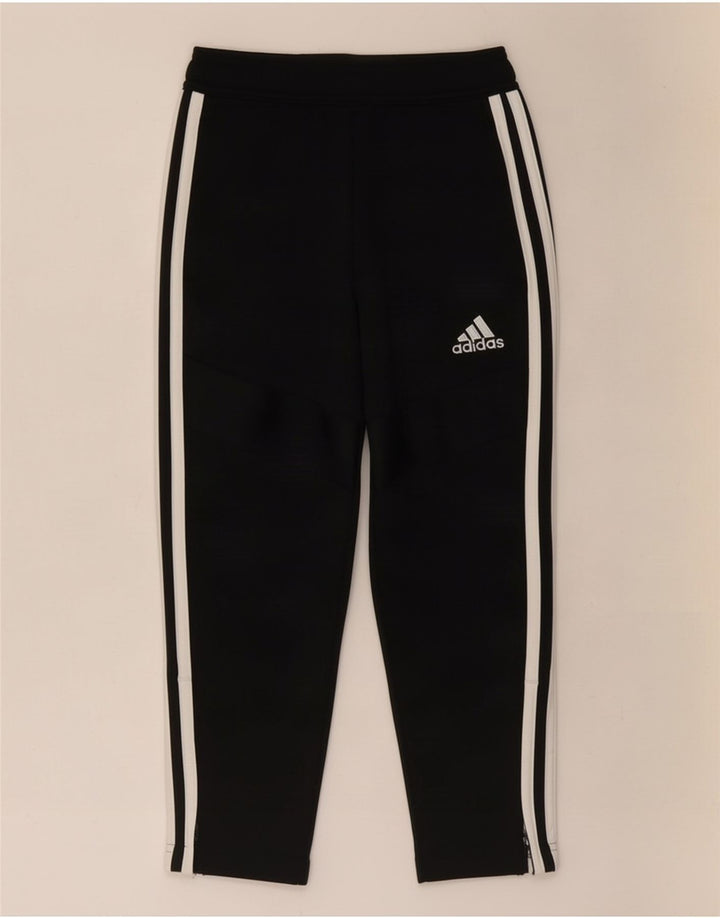 Adidas Trainingshose für Jungen, 5–6 Jahre, schwarzes Polyester