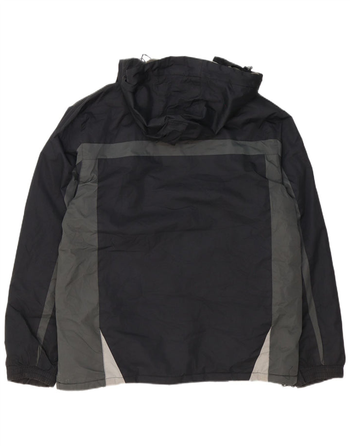 Mountain Warehouse Herren-Windbreaker-Jacke, UK 40, Größe L, Schwarz, Farbblock